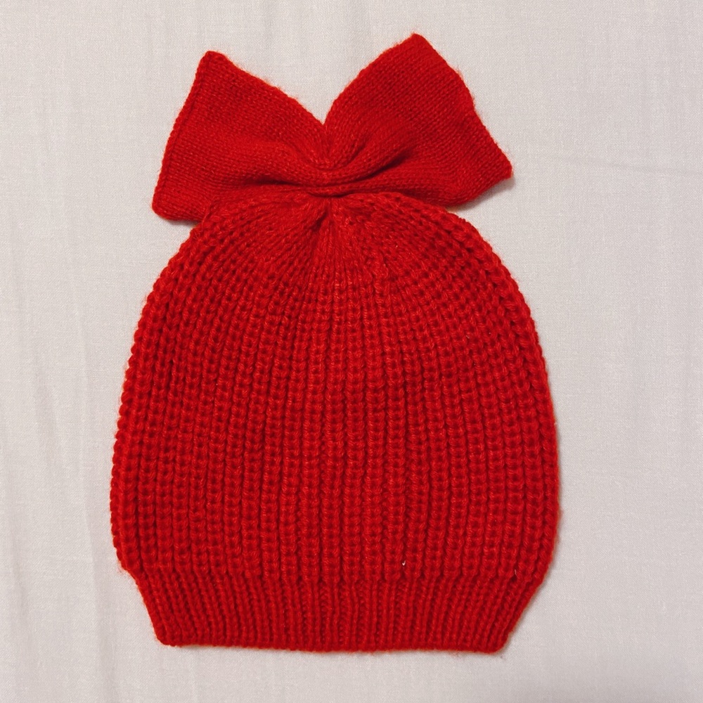 Knit Bow Hat